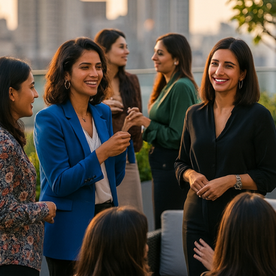 Connect with co-exhibitors, vendors, and the Women Listed team before show day