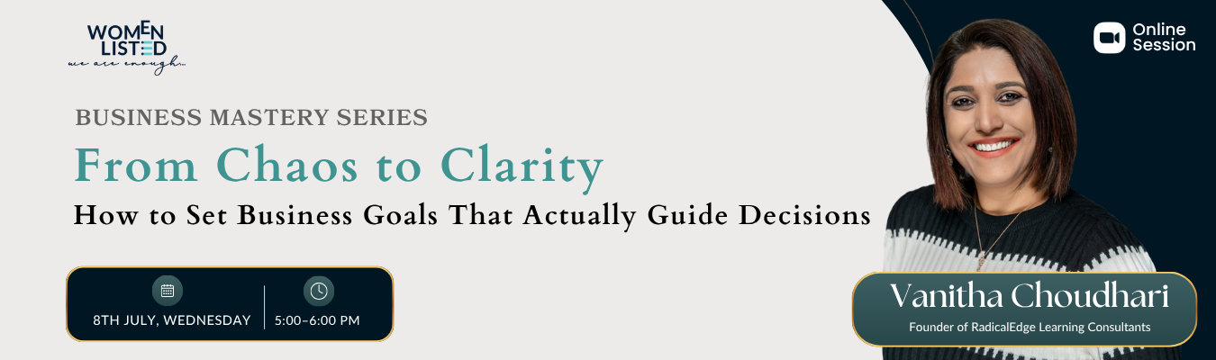Business Mastery Series: How to Set Business Goals