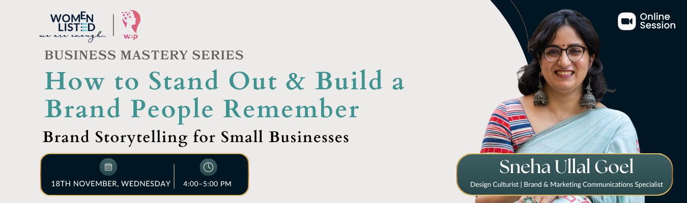 Business Mastery Session: Brand Storytelling for Small Businesses