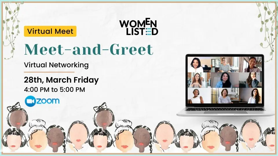 Women Listed Virtual Networking Event March 2025